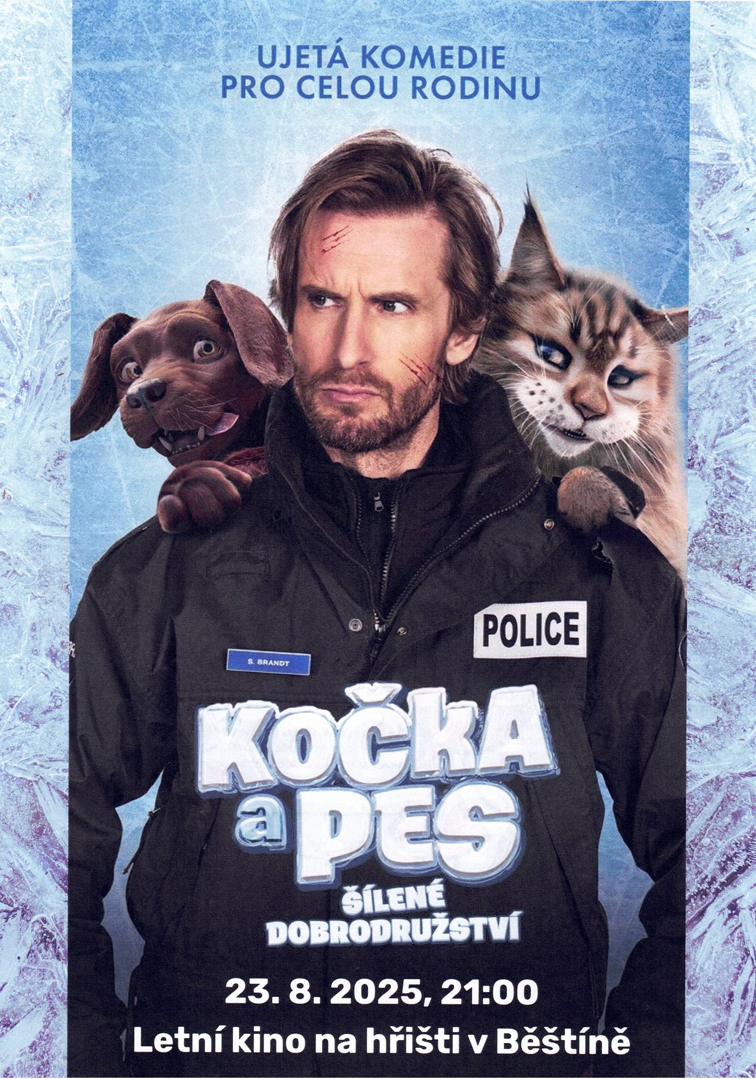 Pozvánka Letní kino 23.8.2025
