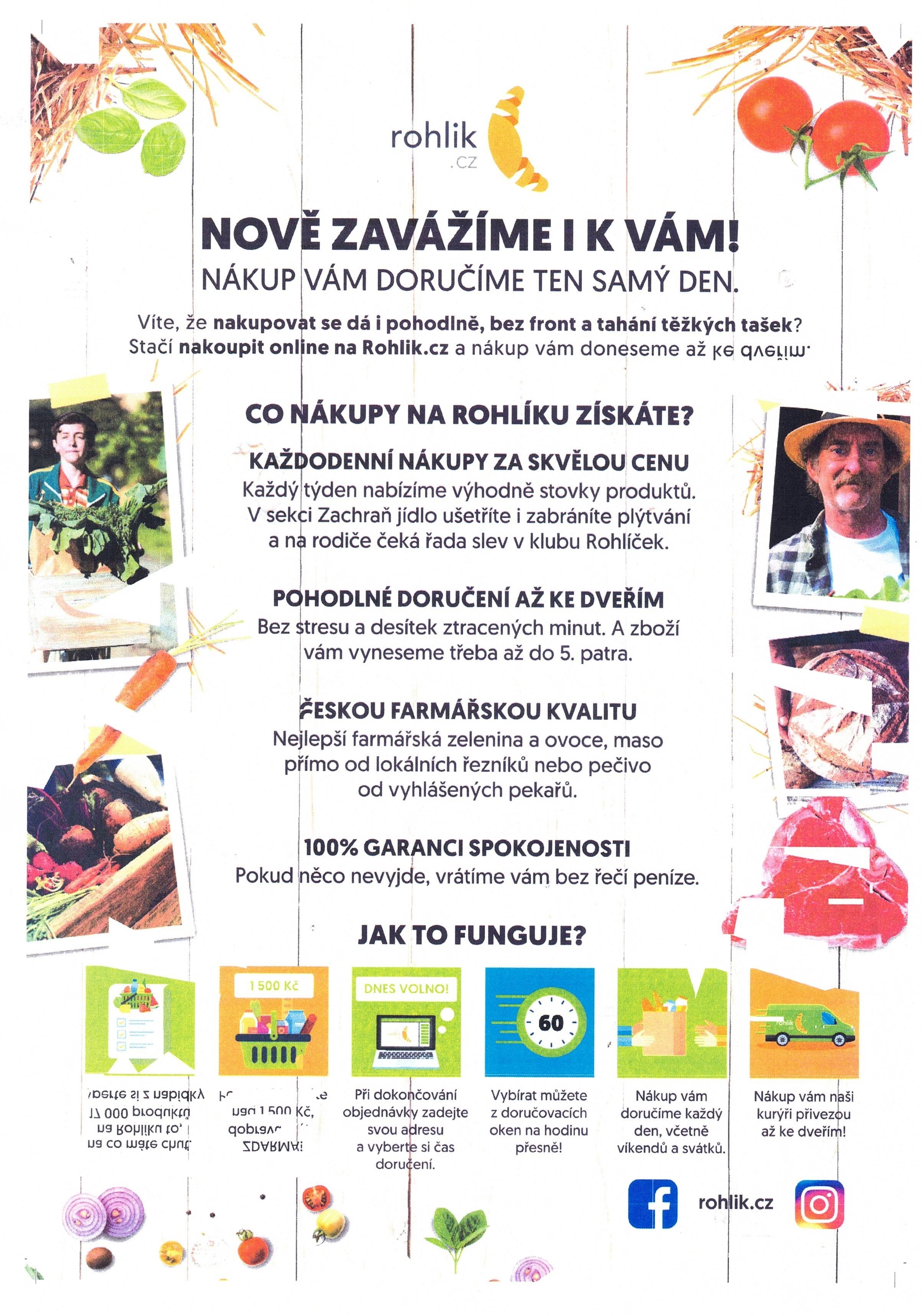  Nákupy z rohlik.cz v naší obci